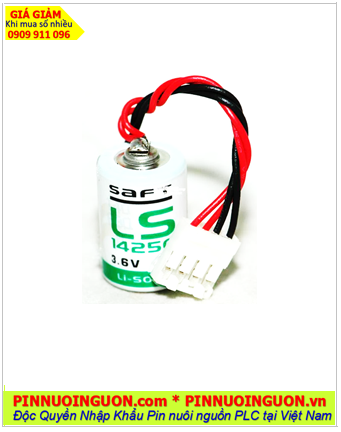Saft LS14250; Pin nuôi nguồn Saft LS14250 lithium 3.6v 1/2AA 1200mAh chính hãng _Xuất xứ Pháp